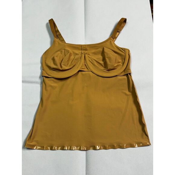 NWT HANRO Nude Camisole Built-In Underwire, Adjustable Straps, 34D - Picture 5 of 9